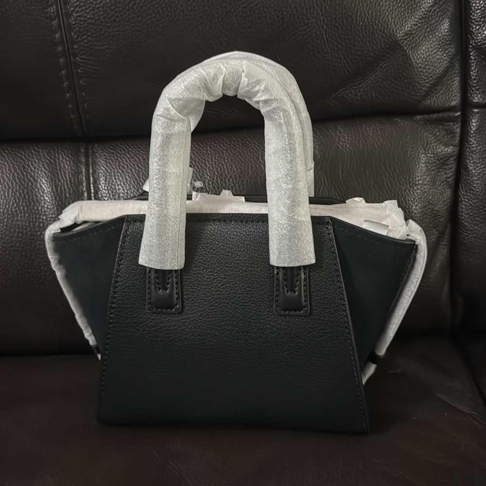 Micheal Kors Avril Extra-Small Leather and Suede Satchel - Picture 6 of 13